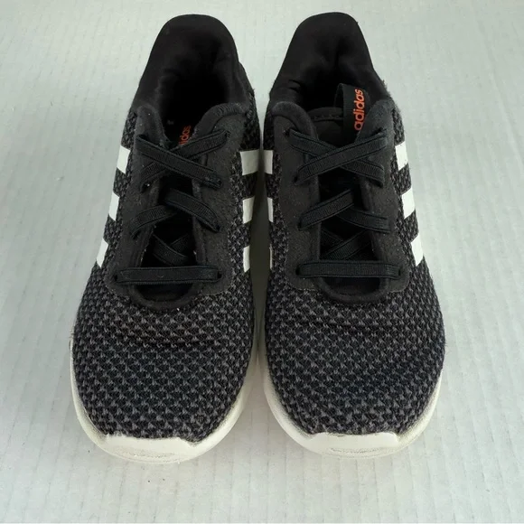 Adidas Black and White Sneakers with Breathable Mesh Size 9K - Picture 2 of 9